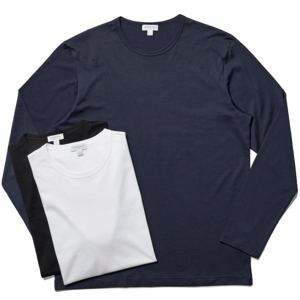 SUNSPEL（サンスペル）スーピマコットン クラシックロングスリーブTシャツ クルーネックカットソ...