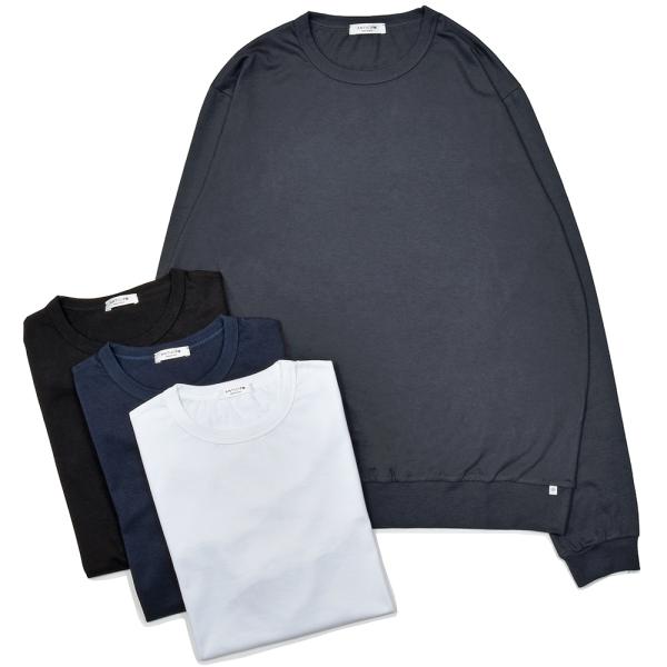 ANTICIPO（アンティーチポ）NEBBIOLO LUNGO スムースコットン クルーネックカット...