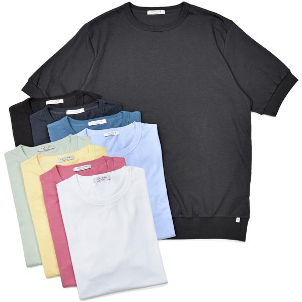 ANTICIPO アンティーチポ NEBBIOLO ネッビオーロ スムースコットン クルーネック カ...