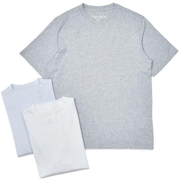 CIRCOLO 1901 チルコロ 1901 コットン ジャージー ガーメントダイ クルーネック カ...