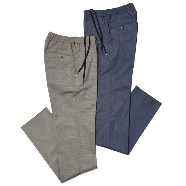 PT TORINO ピーティー トリノ テクノウール ストレッチ マイクロハウンドトゥース ノープリ...