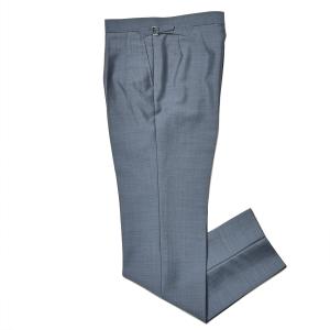 Fumiya Hirano THE TROUSERS フミヤヒラノ トラウザーズTaylor&Lodge キッドモヘア ウール サイドアジャスター 2インプリーツ ドレスパンツ REGENT｜realclothing