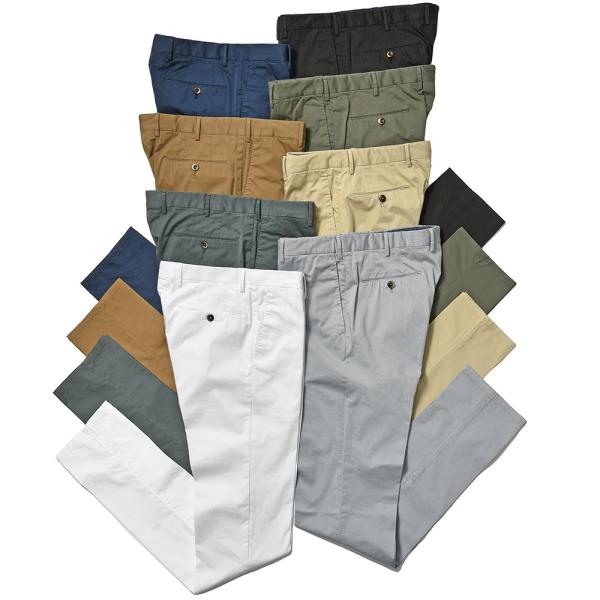 PT TORINO ピーティー トリノ コットン ストレッチ サテン ノープリーツ パンツ SUPE...