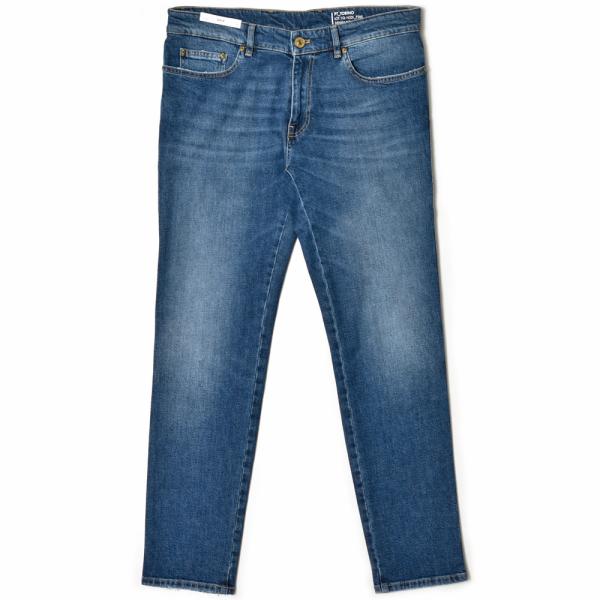 PT TORINO DENIM ピーティートリノデニム コットン ストレッチ ウォッシュド デニムパ...