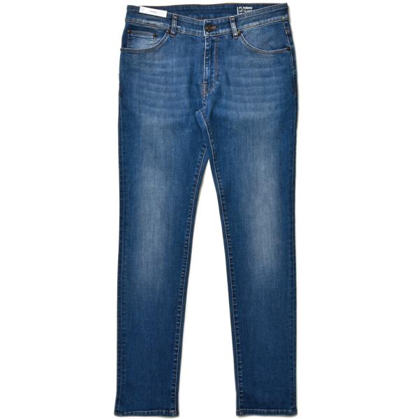 PT TORINO DENIM ピーティートリノデニム コットンポリエステル ストレッチ ウォッシュ...