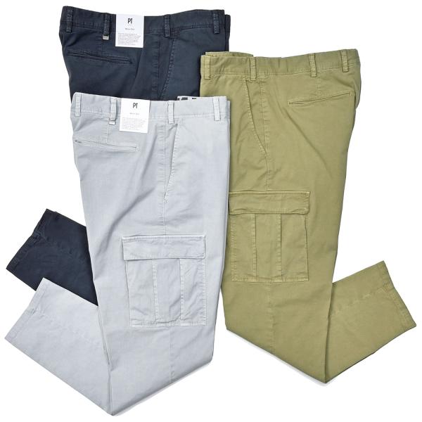 PT TORINO ピーティー トリノ WORN OUT コットン ストレッチ ガーメントダイ ライ...
