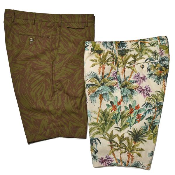 PT TORINO ピーティー トリノ コットン ポプリン ボタニカルプリント ノープリーツ ショー...