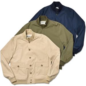 GRENFELL◇コート/38/コットン/NVY/無地ダルハム/クロスウォークコート