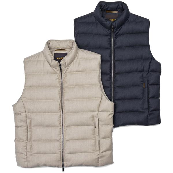 MooRER ムーレーOLIVER-L ウールカシミヤ LoroPiana ダウンベスト