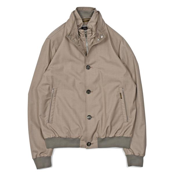 MooRER（ムーレー）BERNIE-PUM ポリエステルレーヨン サキソニー 撥水 ボンバージャケ...