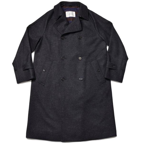 COHERENCE コヒーレンス FOUFOU II ツイードジャージー マイクロチェック ダブルブ...