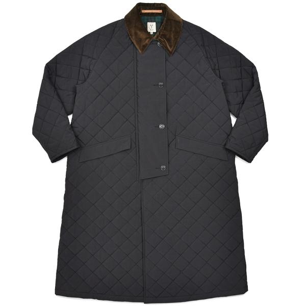 Scye サイ ポリエステルナイロン キルティング ストームコート