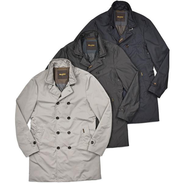 MooRER ムーレー SC-MORANDI-KM モランディ ポリエステル ダブルブレスト コート