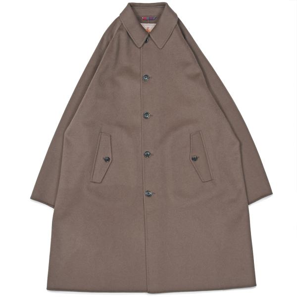 BARACUTA（バラクータ）G12 ウールカシミヤ ライトフランネル ステンカラーコート