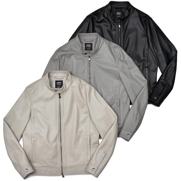 EMMETI（エンメティ）JURI ユリ ラムナッパレザー ナッパチェラータ ライダースジャケット