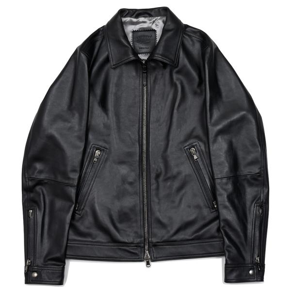 EMMETI（エンメティ）GIACOMO ナッパチェラータ ラムナッパレザー レザージャケット