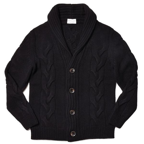 Settefili Cashmere セッテフィーリ カシミア カシミヤ ケーブル ショールカラー ...