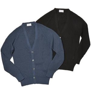 JOHN SMEDLEY（ジョンスメドレー）24ゲージコットン ボタンレス ニット