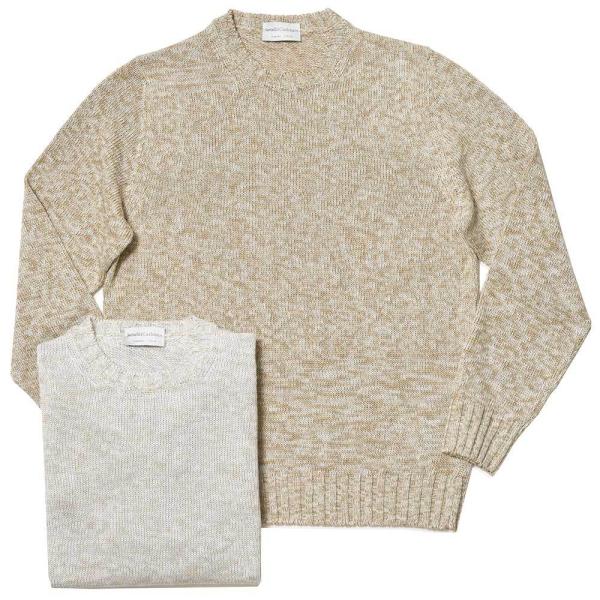 Settefili Cashmere セッテフィーリ カシミア リネン コットン メランジ ミドルゲ...