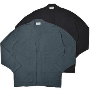 JOHN SMEDLEY ジョンスメドレー S4680 シーアイランドコットン 24ゲージ ボタンレス ニットカーディガン｜realclothing