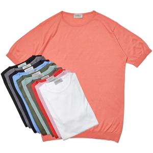 JOHN SMEDLEY（ジョンスメドレー） ニットT 半袖 プルオーバー メンズ