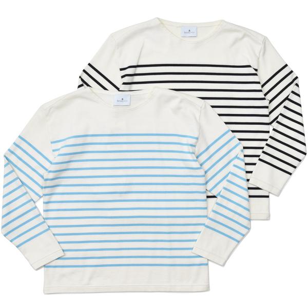 ROYAL MER ロワイヤルメール AIME コットン バスクボーダー クルーネックニット