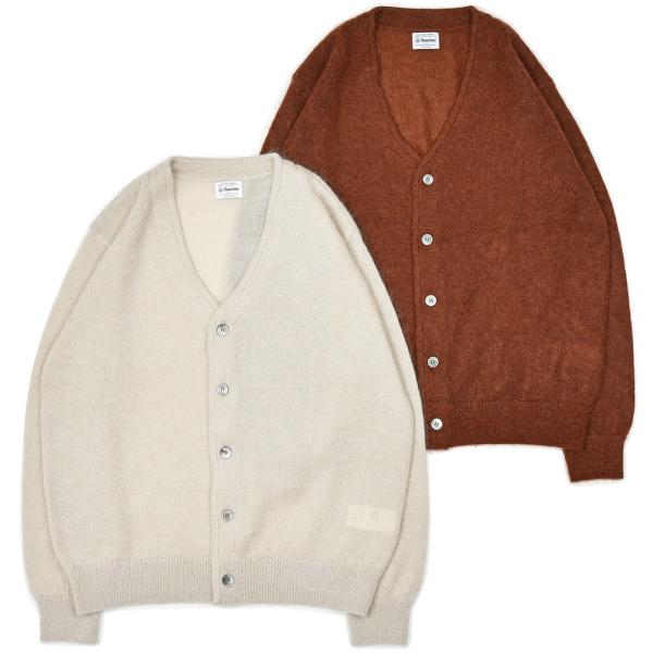 Yonetomi（ヨネトミ）SHAGGY MOHAIR C/D キッドモヘア ニットカーディガン