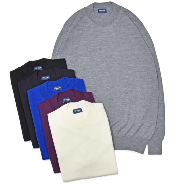 Drumohr（ドルモア）エクストラファインメリノウール 12ゲージ クルーネックニット