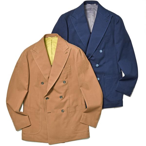 STILE LATINO スティレ ラティーノ LEO コットン ホップサック ダブル6Bジャケット