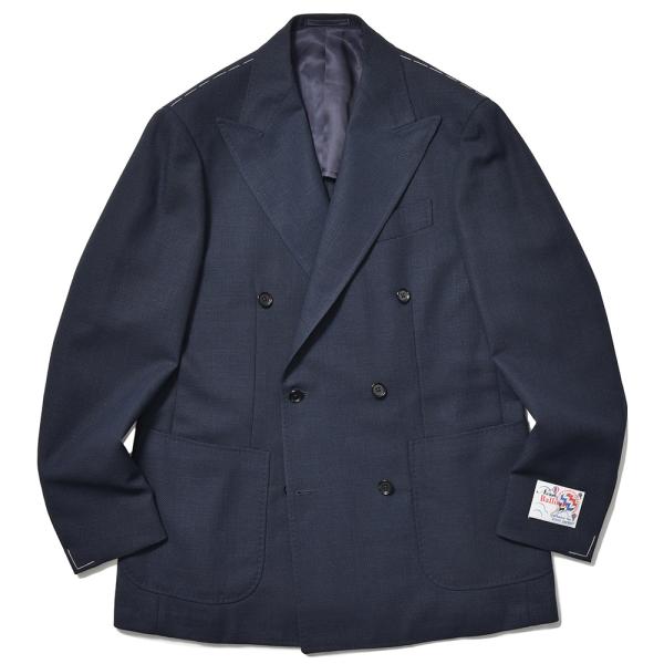 RING JACKET リングヂャケット Balloon バルーン ウール ホップサック ダブル6B...