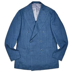 STILE LATINO スティレ ラティーノ LEO リネン デニム ダブル6Bジャケット