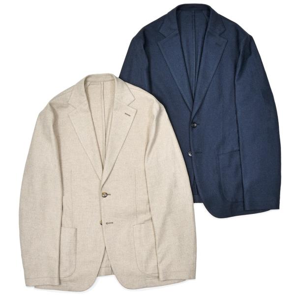 GUY ROVER（ギローバー）ヴァージンウール ストレッチ サキソニー シングルジャケット