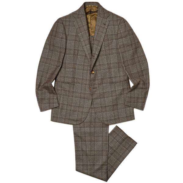 STILE LATINO スティレ ラティーノ ウール グレンチェック 1プリーツ シングル3Bスー...