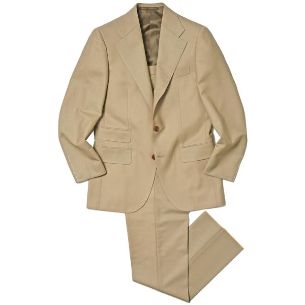 Paul Stuart ポールスチュアート ウール トロピカル チェンジポケット ワイドラペル 2イ...