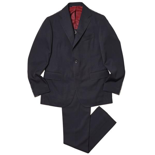 STILE LATINO スティレ ラティーノ ウール コットン ギャバジン 1プリーツ シングル3...