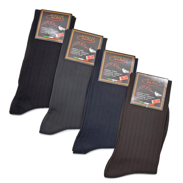 ADRIAN アドリアン ナイロン ストレッチ マイクロファイバー リブ ホーズ 58200