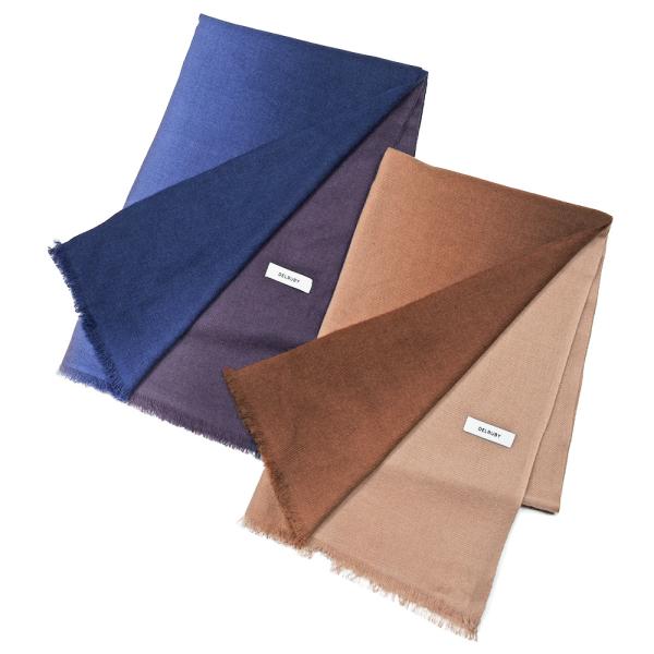 DELRUBY（デルルビー）Plain Twill Ombre カシミヤ グラデーション ストール