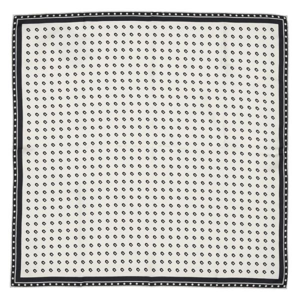 garoh（ガロウ）scarf01 シルク プリント スクエアスカーフ