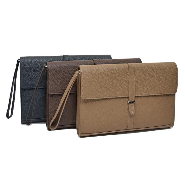 ACATE アカーテ BREVA2 ブレバ2 カーフ シュリンクレザー ストラップ クラッチバッグ