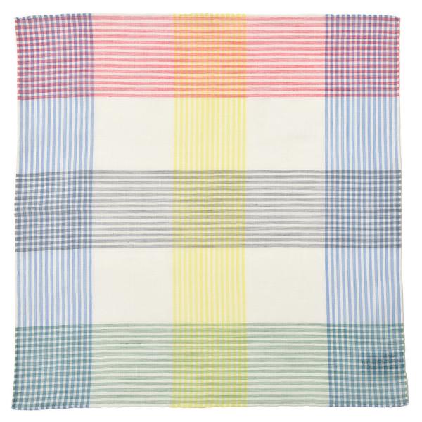 SIMONNOT GODARD シモノ ゴダール コットン チェック チーフ