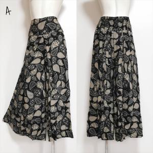 エスニック ラップパンツ モノトーン 7デザイ...の詳細画像3