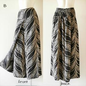 エスニック ラップパンツ モノトーン 7デザイ...の詳細画像5