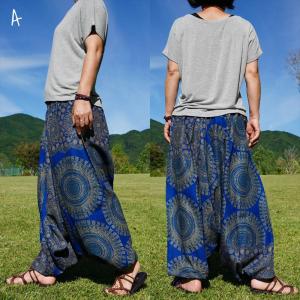 エスニック アラジン サルエルパンツ シンプル...の詳細画像2