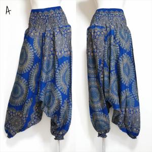 エスニック アラジン サルエルパンツ シンプル...の詳細画像3