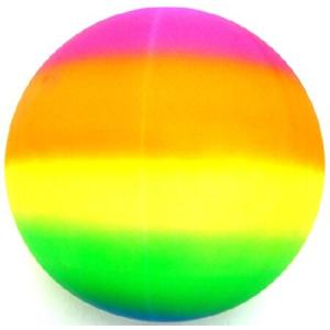 【送料無料】Giant Jumbo 46cm Neon Rainbow Rubber Playgro...