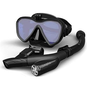 Laupha シュノーケル 2点セット 大人/子供/男女兼用