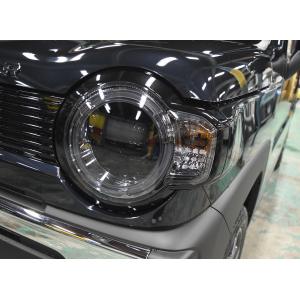ハスラー　左右ヘッドライト 新型ハスラーGのヘッドライトをLEDからLEDに交換しました。今度