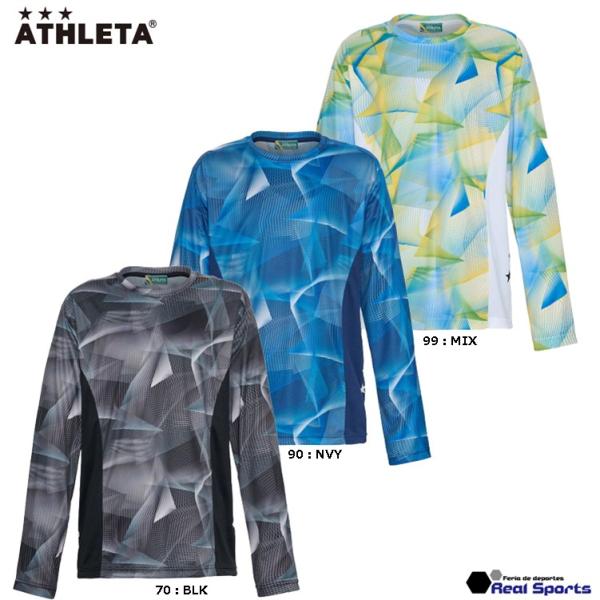 特価【ATHLETA アスレタ】ジュニア 22AW グラフィックプラロンT 02371J ロングプラ...