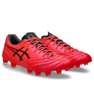 asics アシックス DS LIGHT X-FLY 6 FLASH RED/BLACK 1101A076 600 サッカースパイク エックスフライ 土 人工芝
