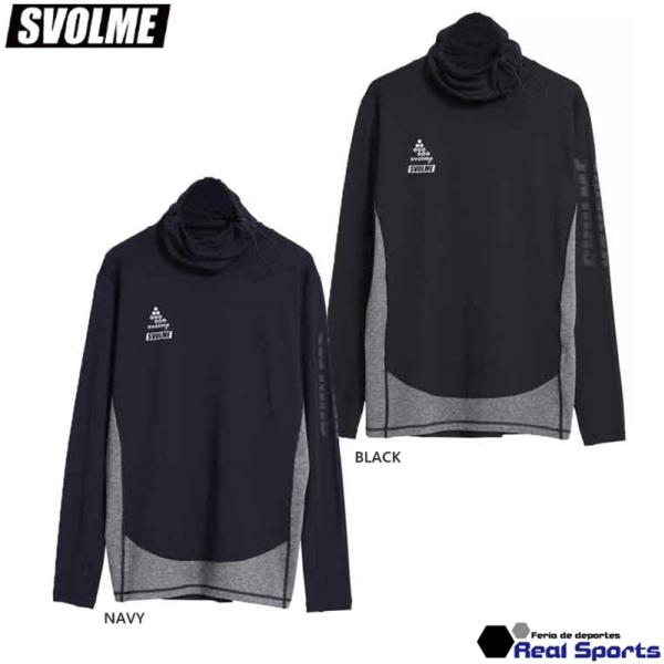 特価【SVOLME スボルメ】起毛ストレッチハイネックプラシャツ 1213-90800 ロングプラシ...